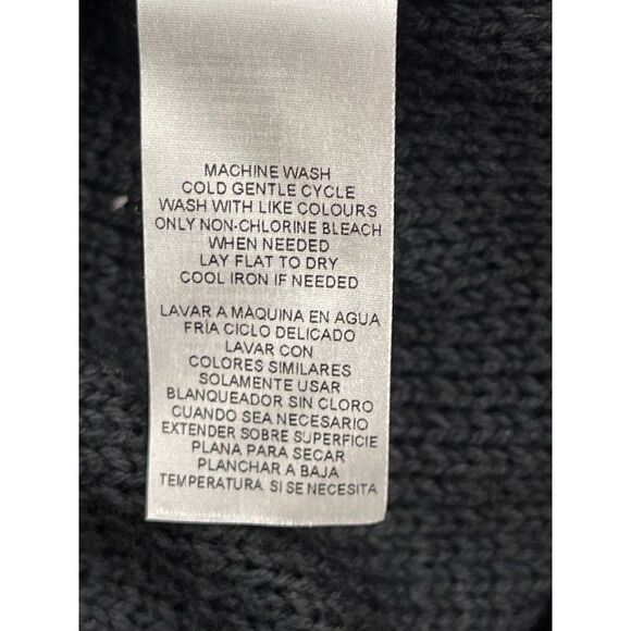 Joe Fresh Black Chunky Sweater Size S - Picture 10 of 10